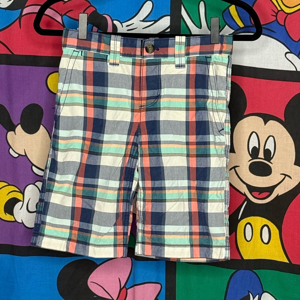 Tommy Hilfiger Adaptive Boys Plaid Shorts